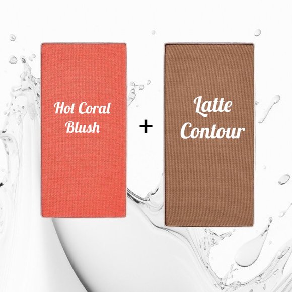 Hot Coral Shimmer Bundle 2 Chromafusion Blush - - Picture 10 of 12